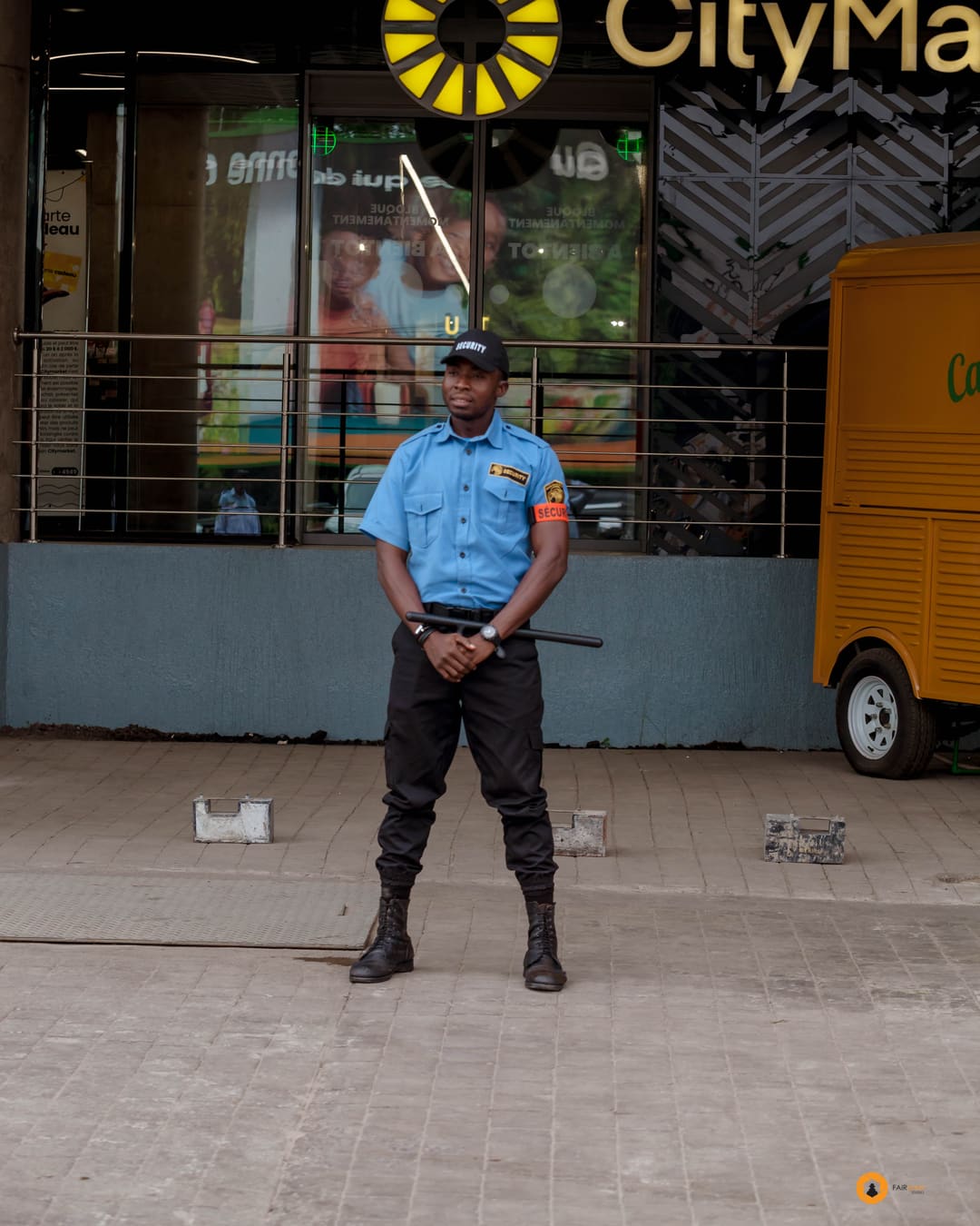 Sécurité de centre commercial par GSS à Kinshasa