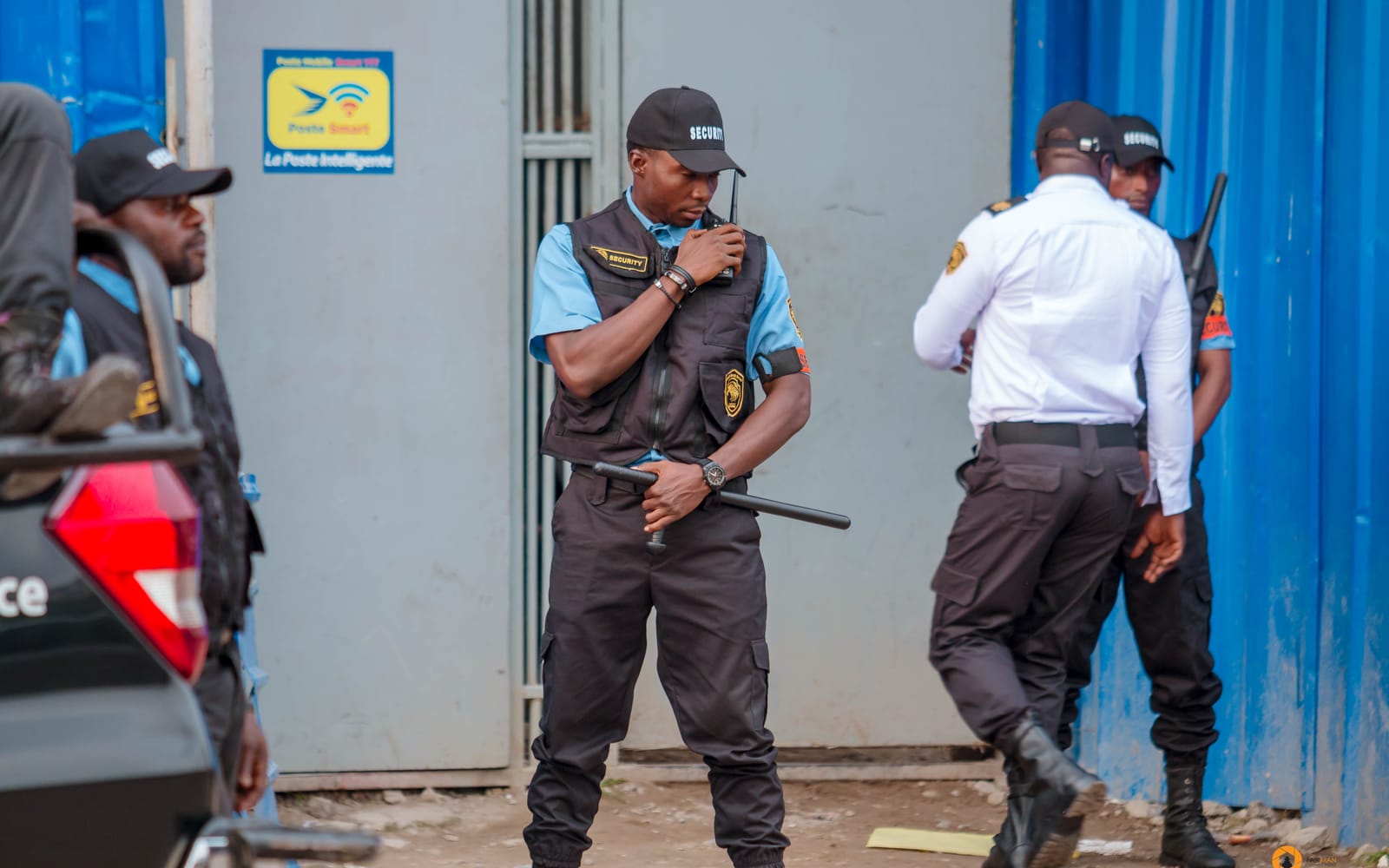Agent GSS en supervision d'un site industriel à Kinshasa